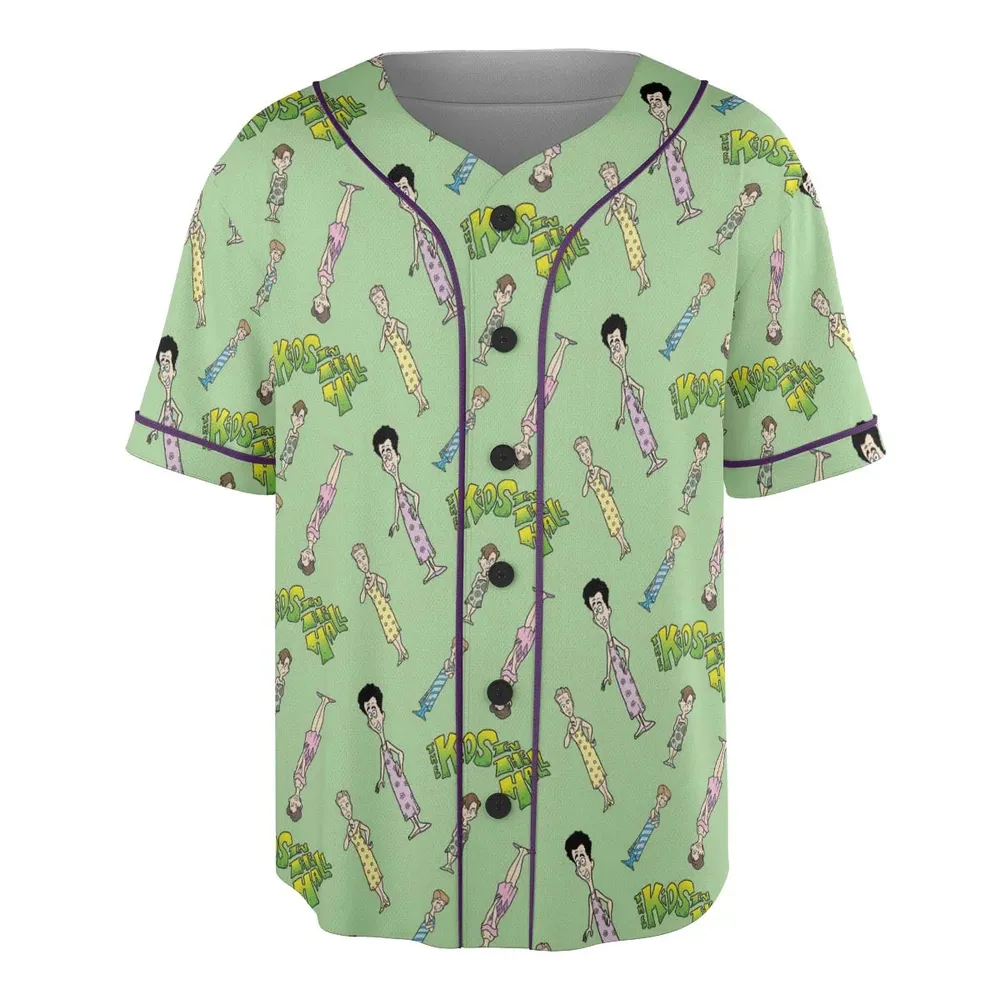 The Kids in the Hall characters Unisex Baseball Jersey - 3