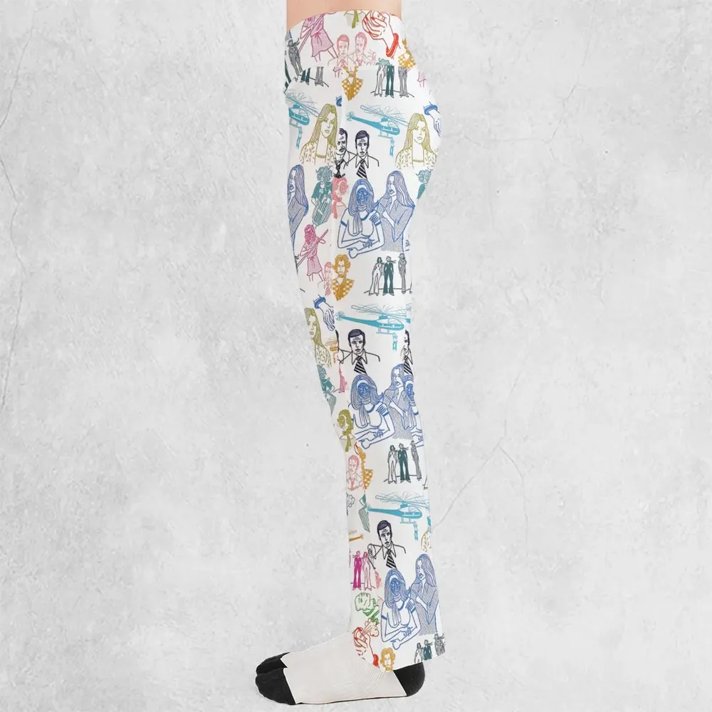 She Has The Strength To Do Anything The Bionic Woman Flare Leggings - 3
