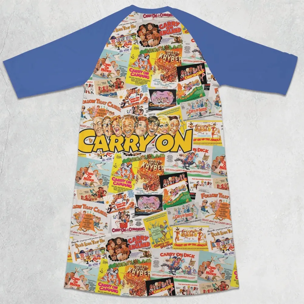 Carry On Forever 3/4 Sleeve Raglan Dress - 2