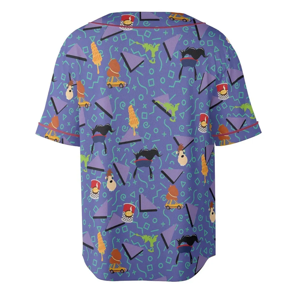 90's Styled Goofy Movie Unisex Baseball Jersey - 4