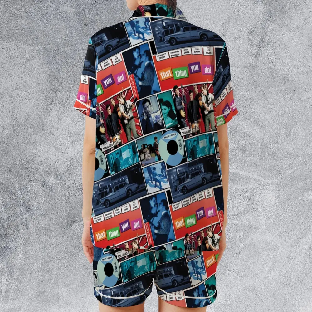 Comic Steelbook That Thing You Do Satin Short-Sleeve Pajamas Set - 2