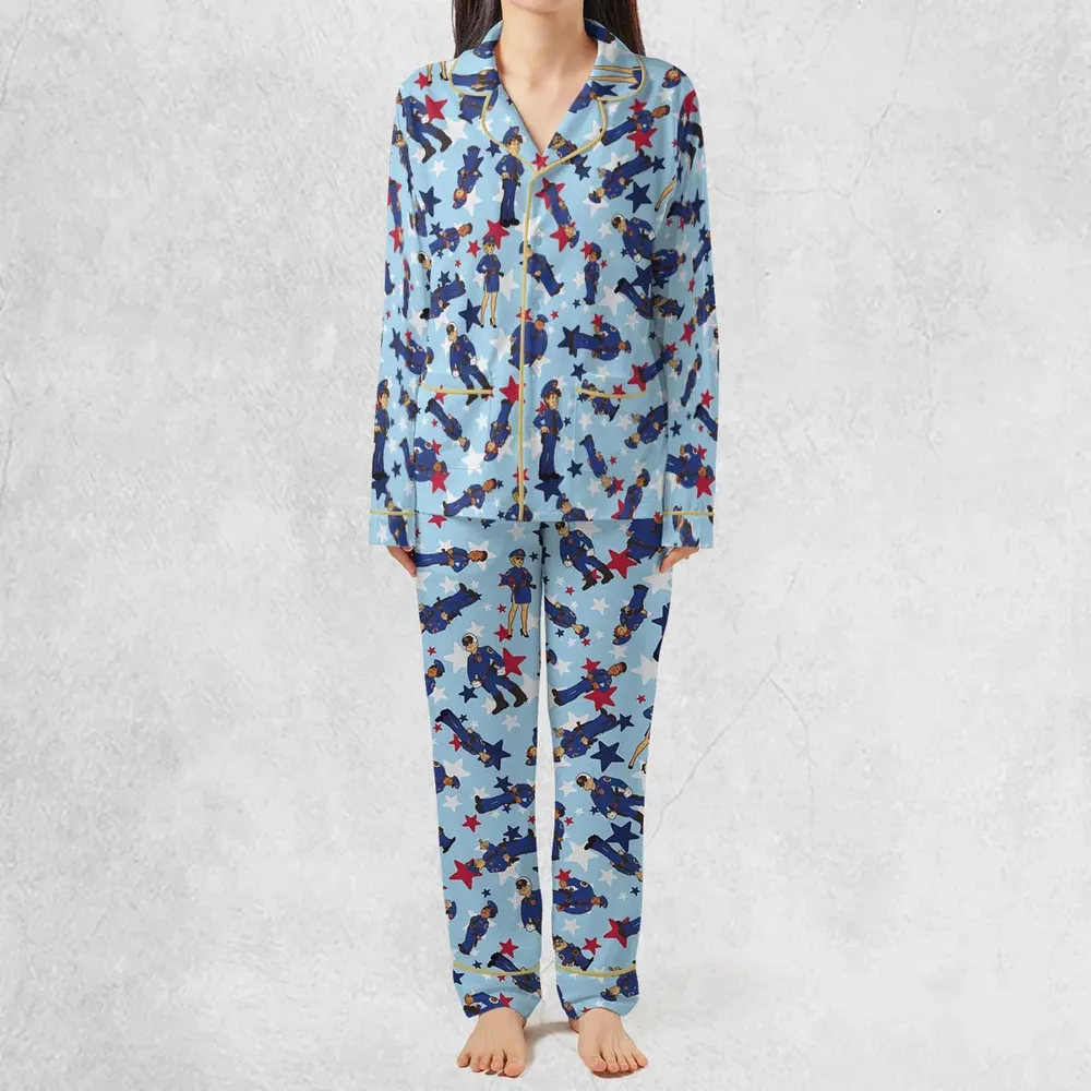 Police Academy Cartoon Characters Pajamas Set - 2
