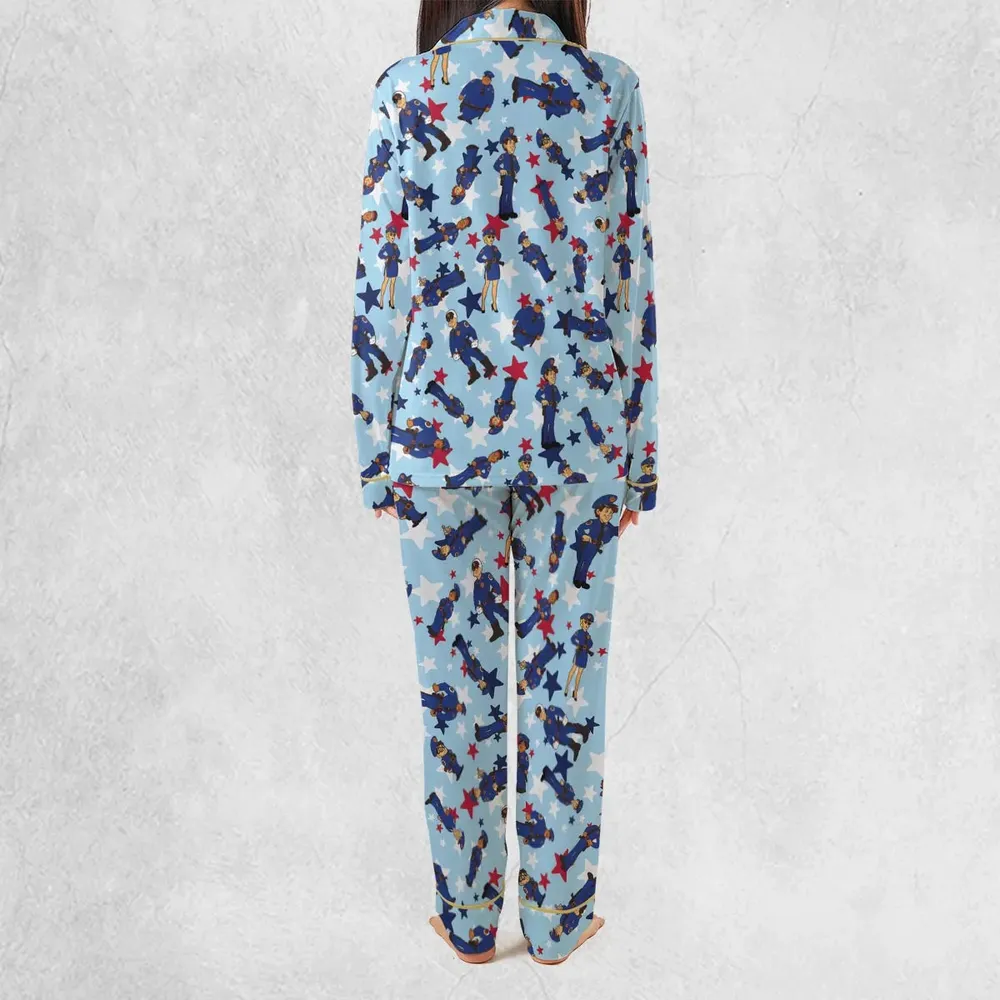Police Academy Cartoon Characters Pajamas Set - 3