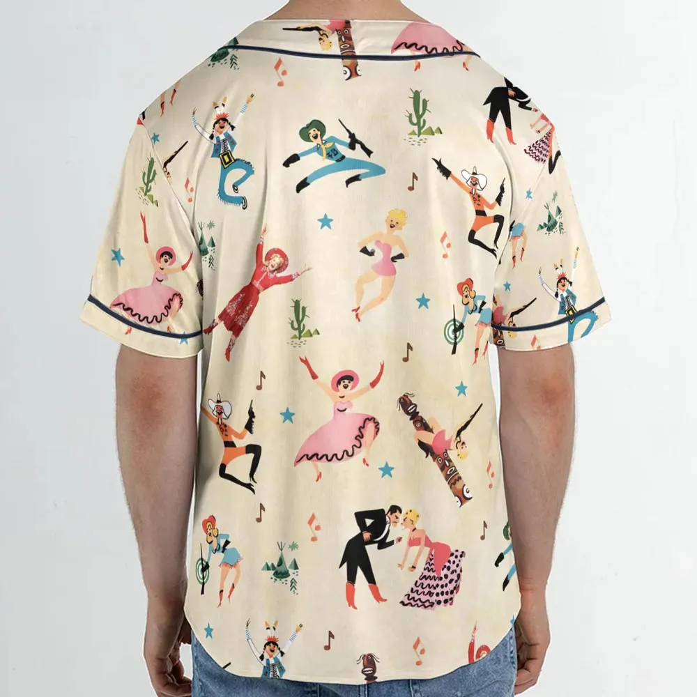Annie Get Your Gun Characters Unisex Baseball Jersey - 2