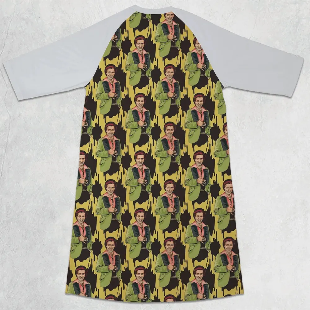 Bittman Drip Bobby Bittman 3/4 Sleeve Raglan Dress - 2