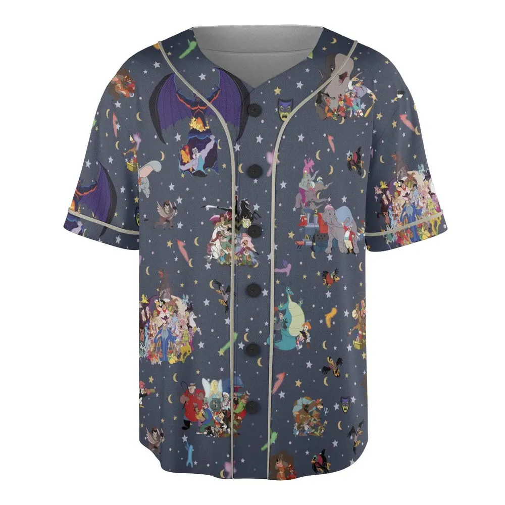 Classic Cartoon 1937-1949 Unisex Baseball Jersey - 3