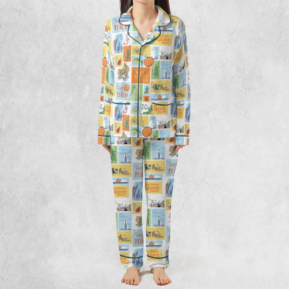 Children's Tales What A Peach James And The Giant Peach Pajamas Set - 2