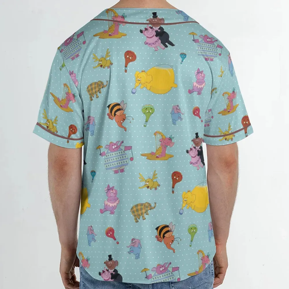 Heffalumps and Woozles Winnie the Pooh Unisex Baseball Jersey - 2