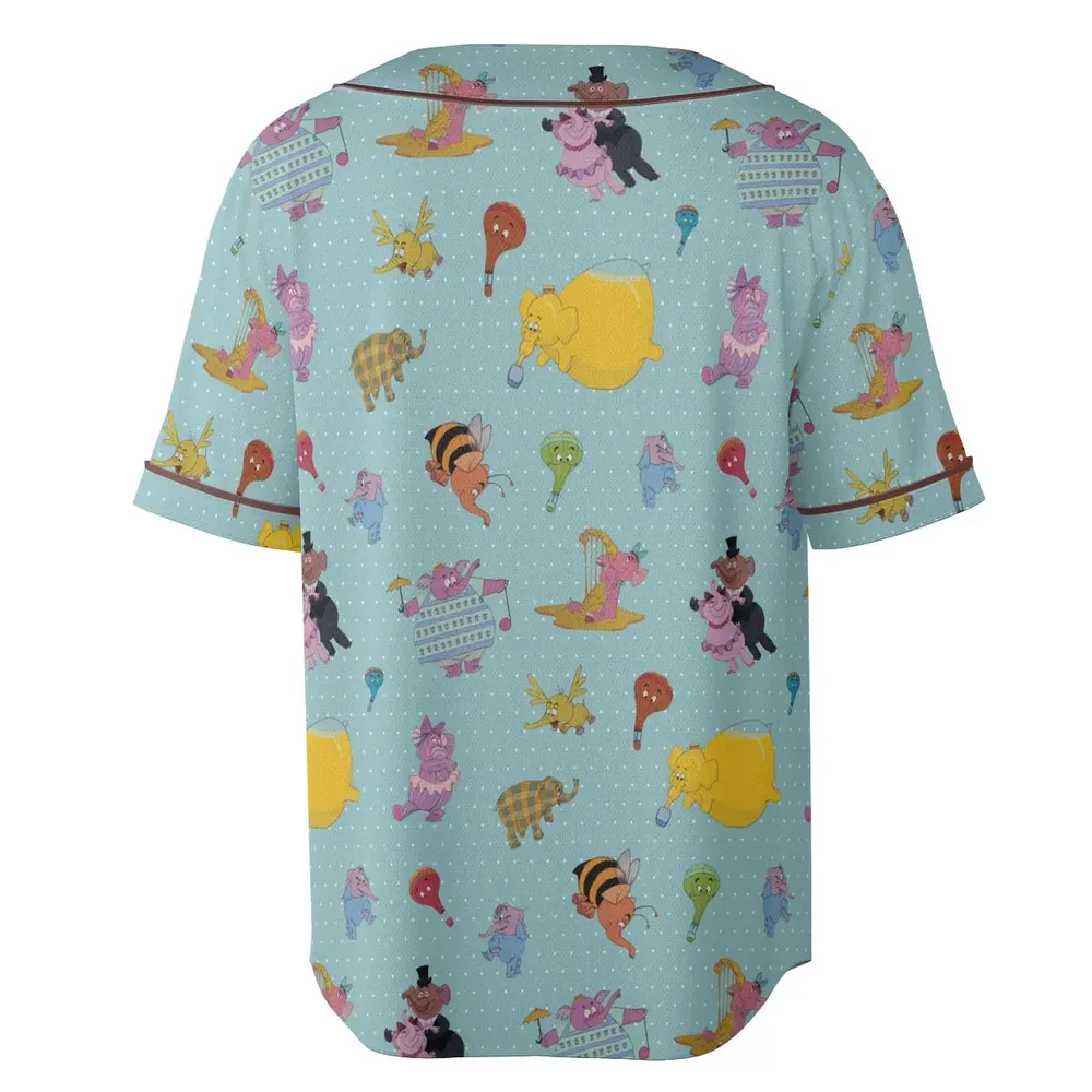 Heffalumps and Woozles Winnie the Pooh Unisex Baseball Jersey - 4