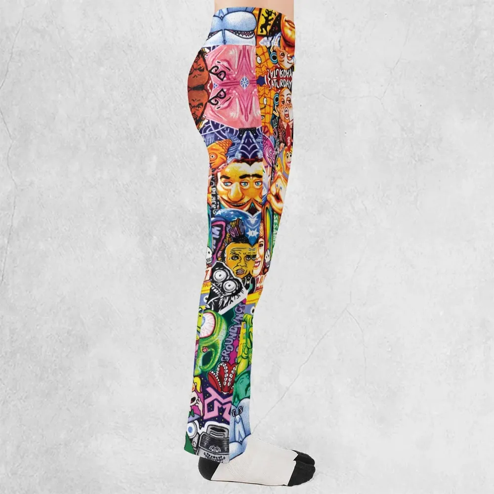 Scavenger Hunt Pee Wee Herman Flare Leggings - 2