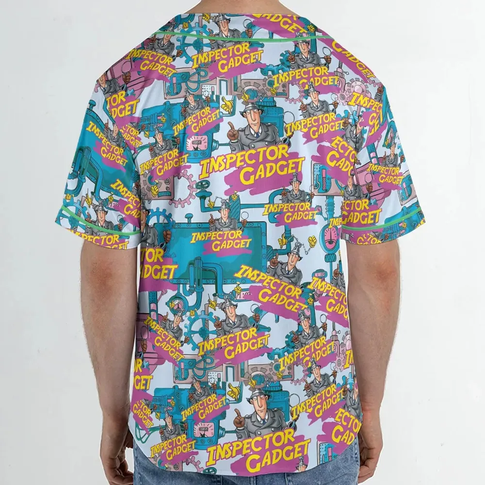 Inspector Mode Inspector Gadget Unisex Baseball Jersey - 2