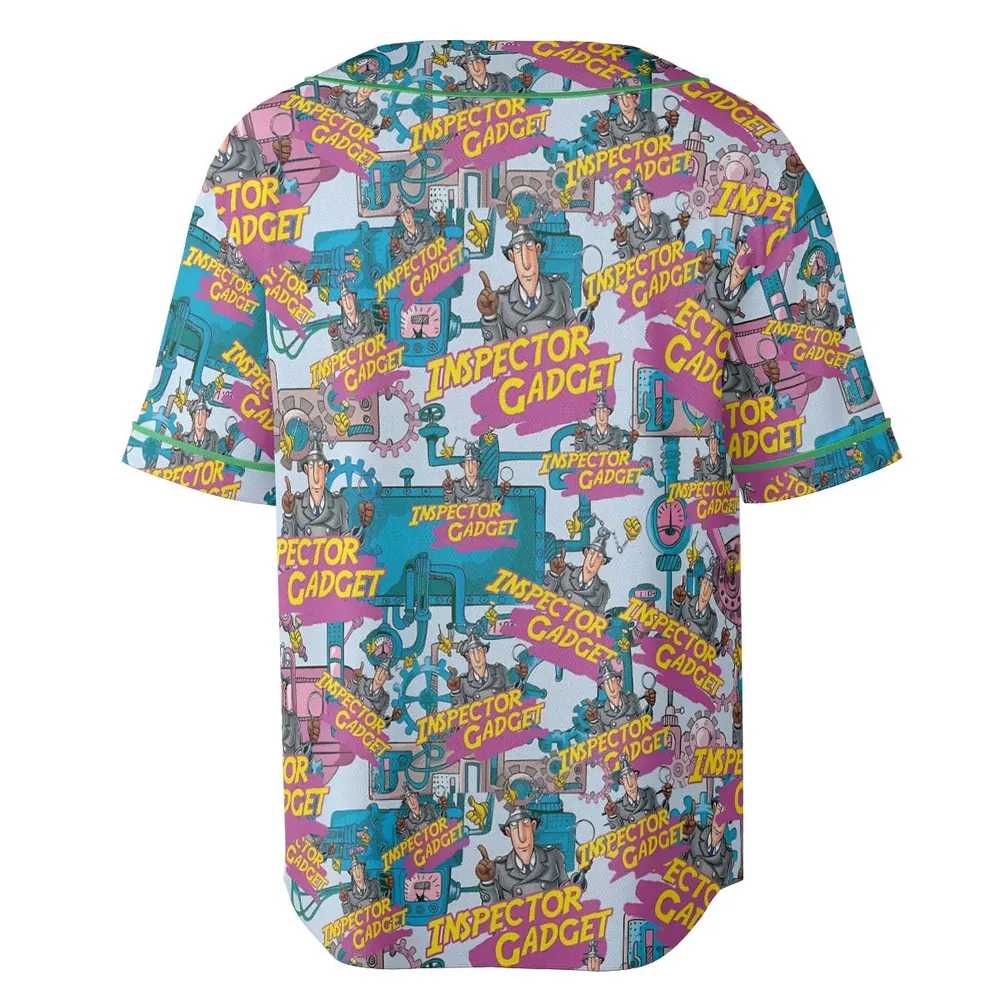 Inspector Mode Inspector Gadget Unisex Baseball Jersey - 4