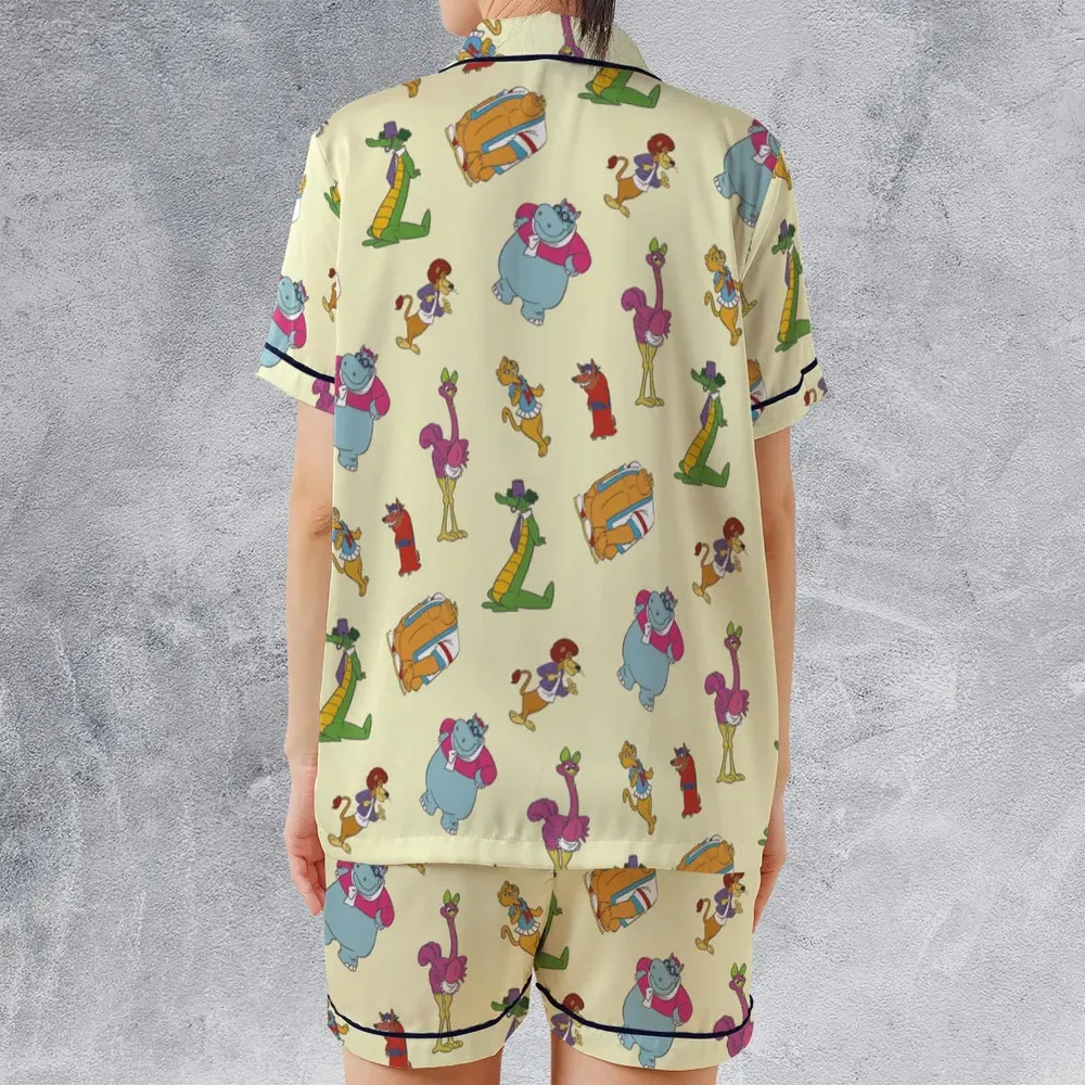Heyyy, It’s the King Satin Short-Sleeve Pajamas Set - 2