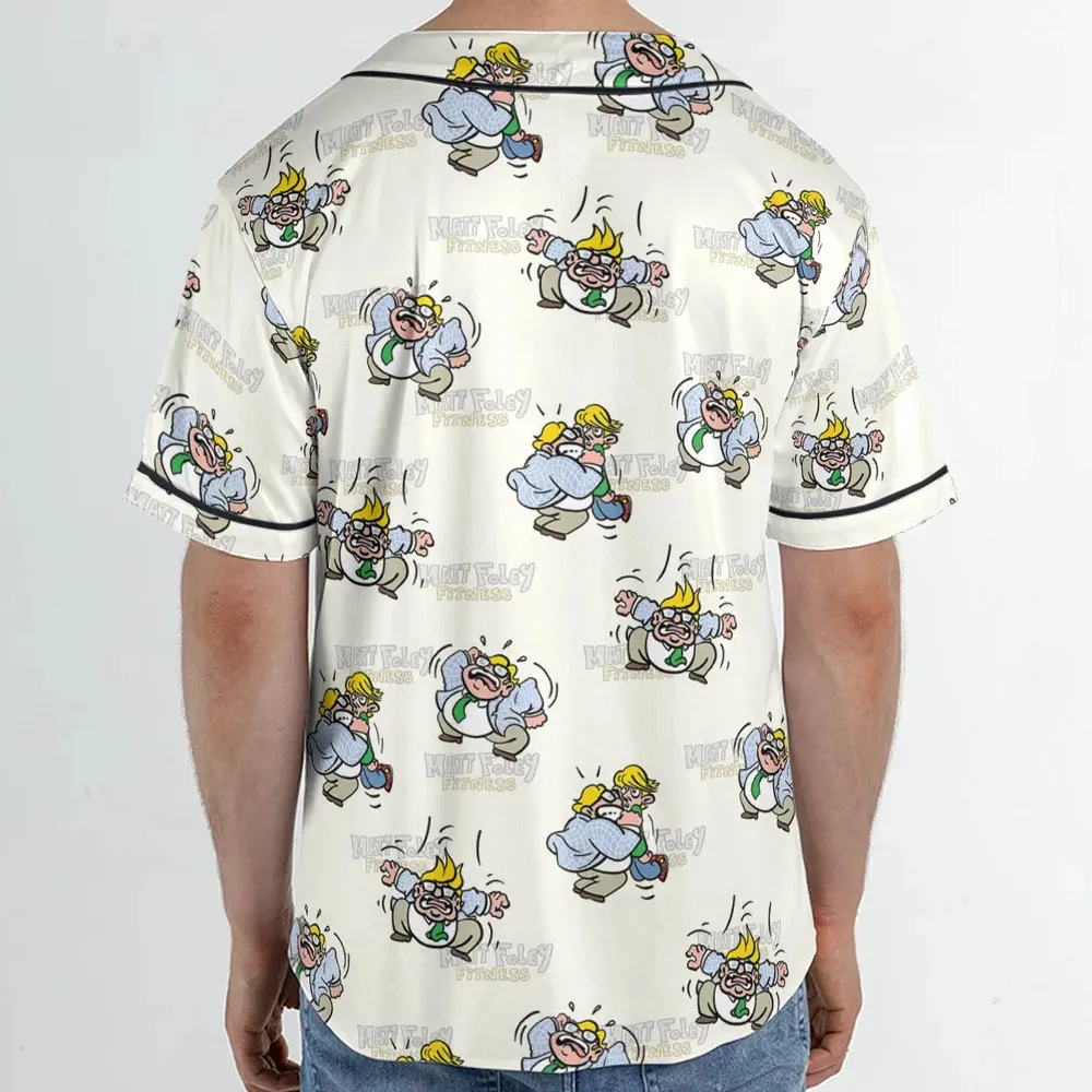 Matt Foley Fitness Exercises SNL Unisex Baseball Jersey - 2