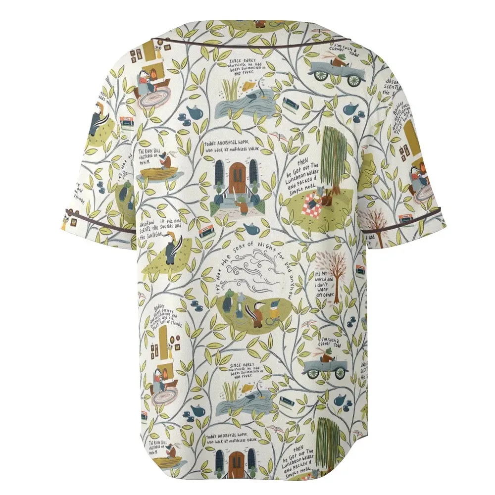 Mr Toad And Friends The Wind in the Willows Unisex Baseball Jersey - 4