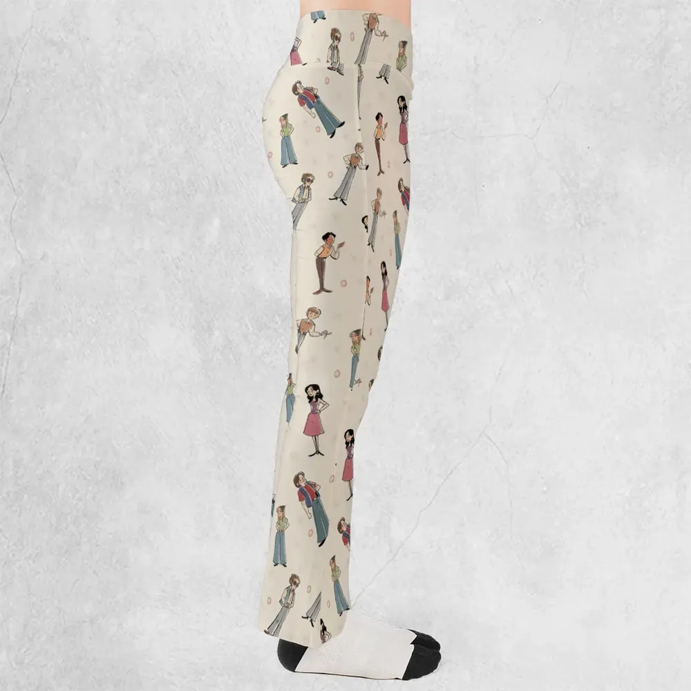 Seventies Vibes That '70s Show Flare Leggings - 2