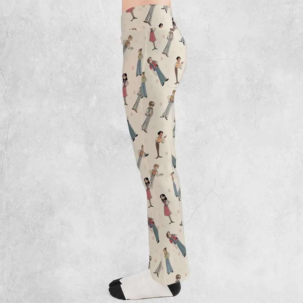 Seventies Vibes That '70s Show Flare Leggings - 3