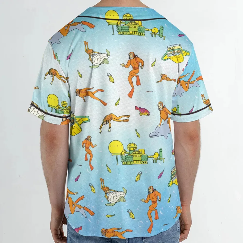Underwater Sealab 2020 Unisex Baseball Jersey - 2