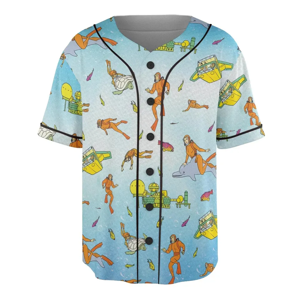 Underwater Sealab 2020 Unisex Baseball Jersey - 3
