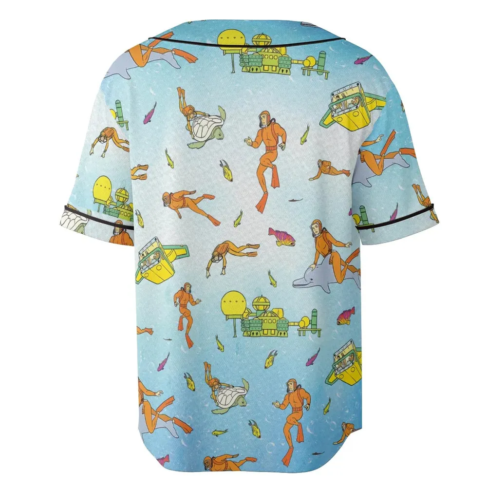 Underwater Sealab 2020 Unisex Baseball Jersey - 4