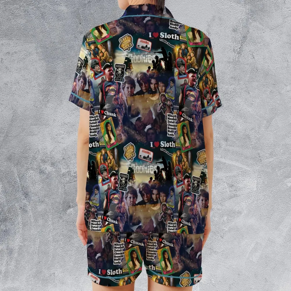 Goonies Rule The Goonies Satin Short-Sleeve Pajamas Set - 2