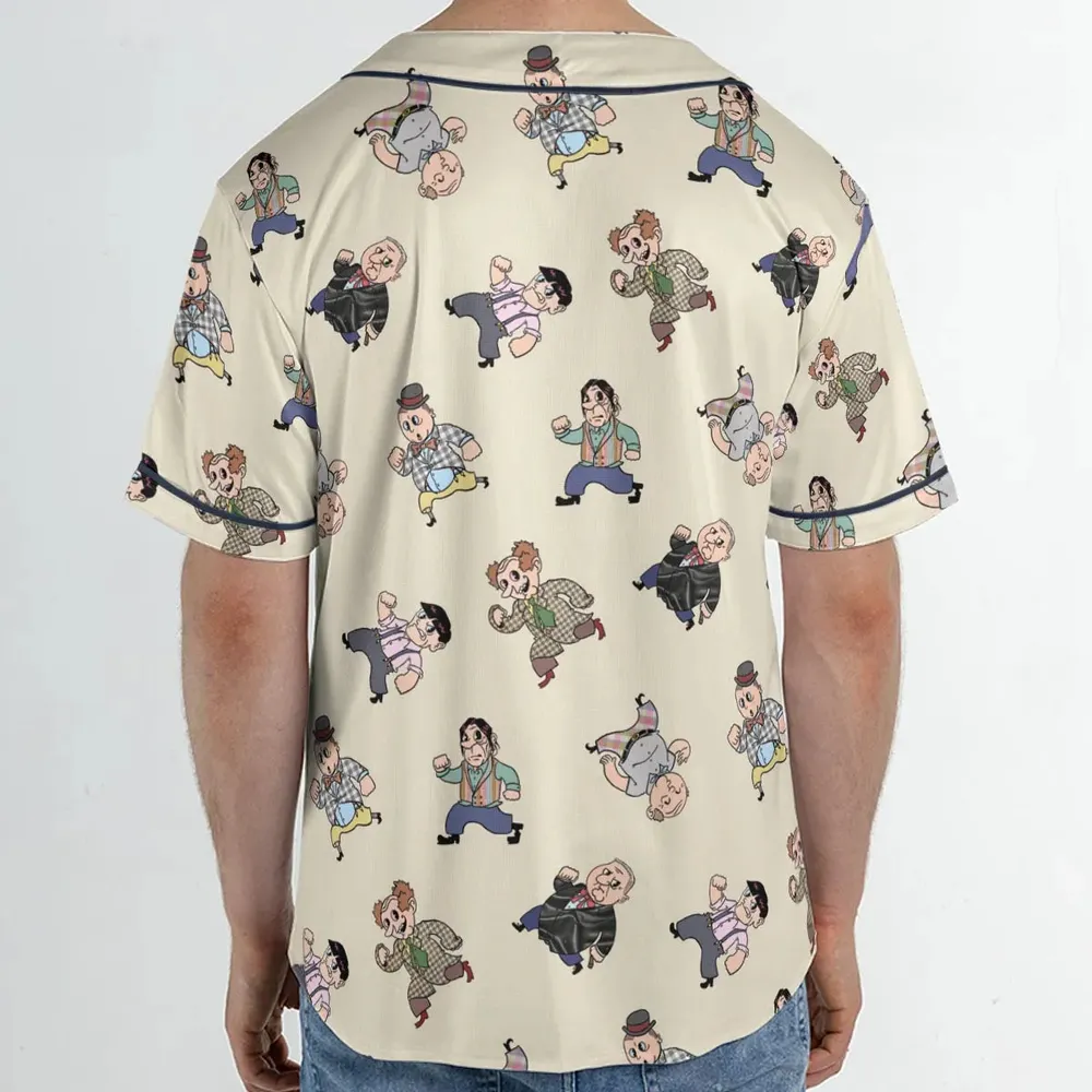 Stooges Forever The Three Stooges Unisex Baseball Jersey - 2