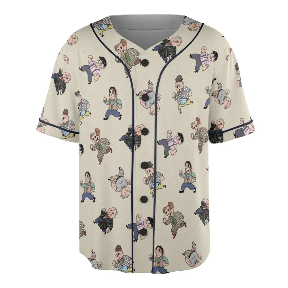 Stooges Forever The Three Stooges Unisex Baseball Jersey - 3