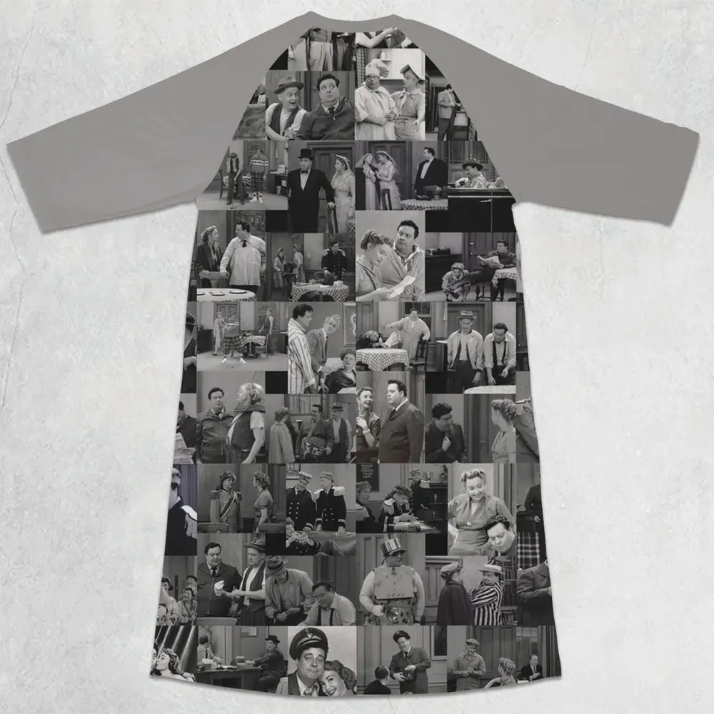 To The Moon The Honeymooners 3/4 Sleeve Raglan Dress - 2