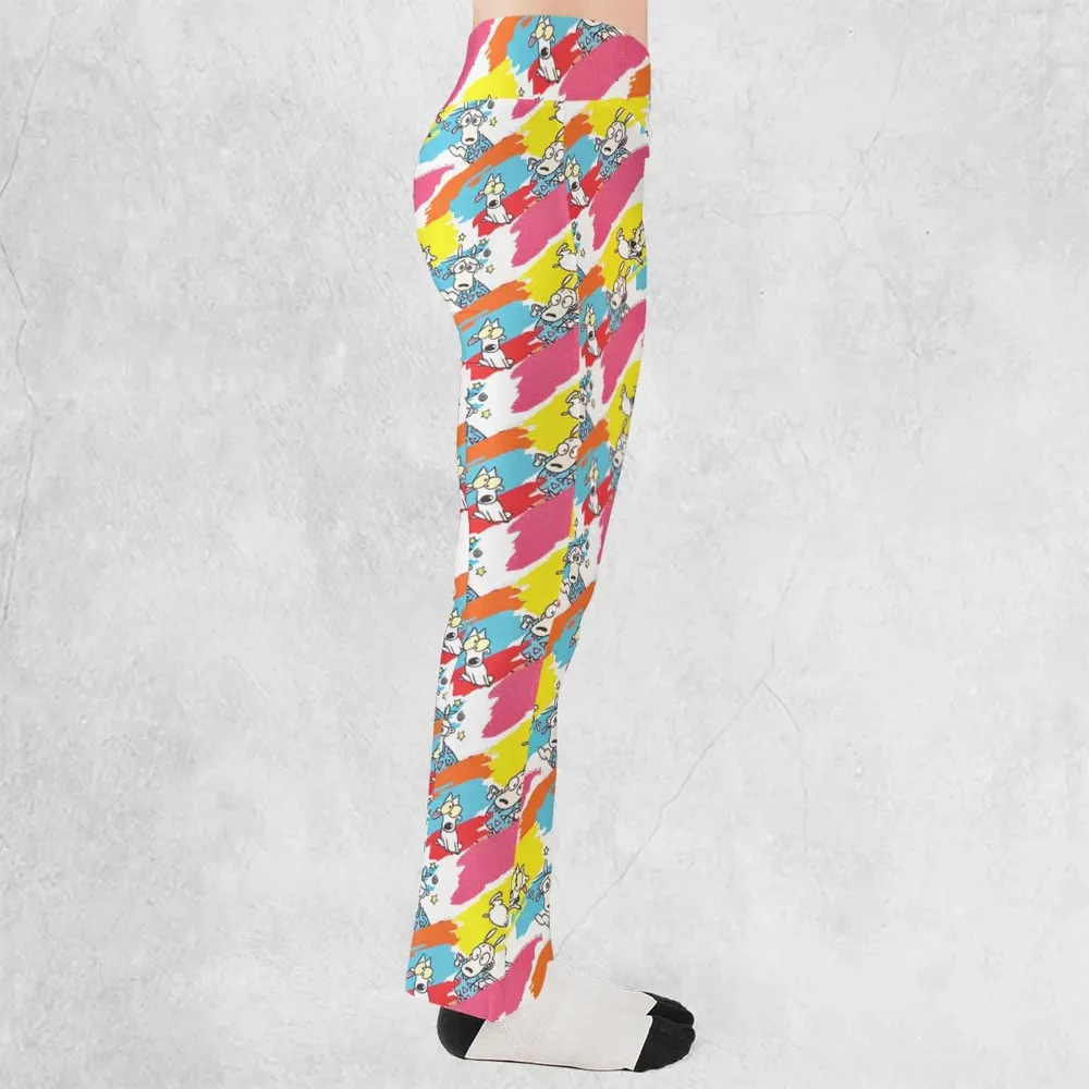 Rocko's Paint Brush Flare Leggings - 2