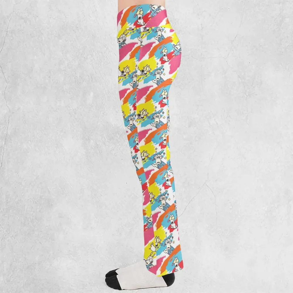 Rocko's Paint Brush Flare Leggings - 3