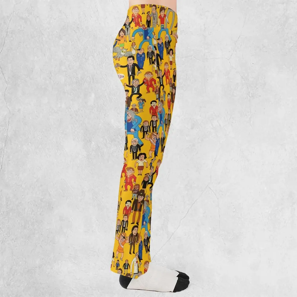 Lynch Vibes Twin Peaks Flare Leggings - 2