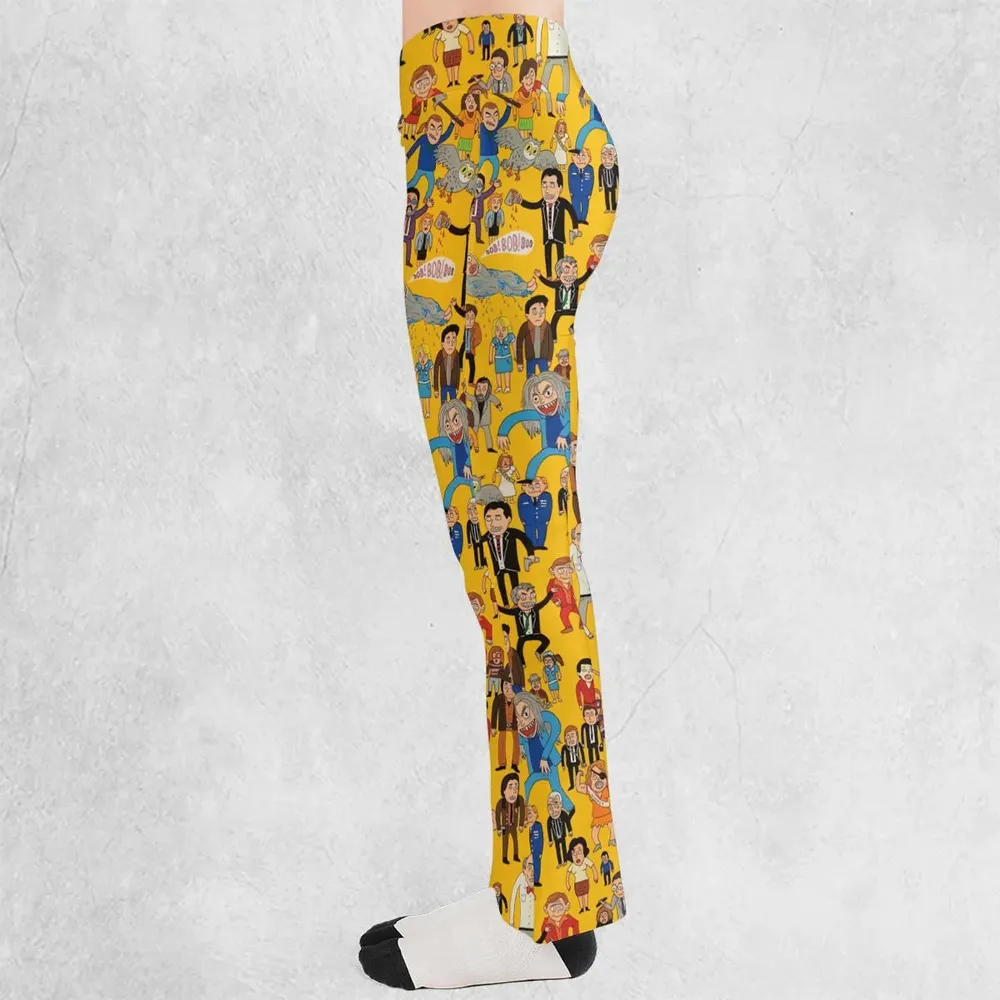 Lynch Vibes Twin Peaks Flare Leggings - 3