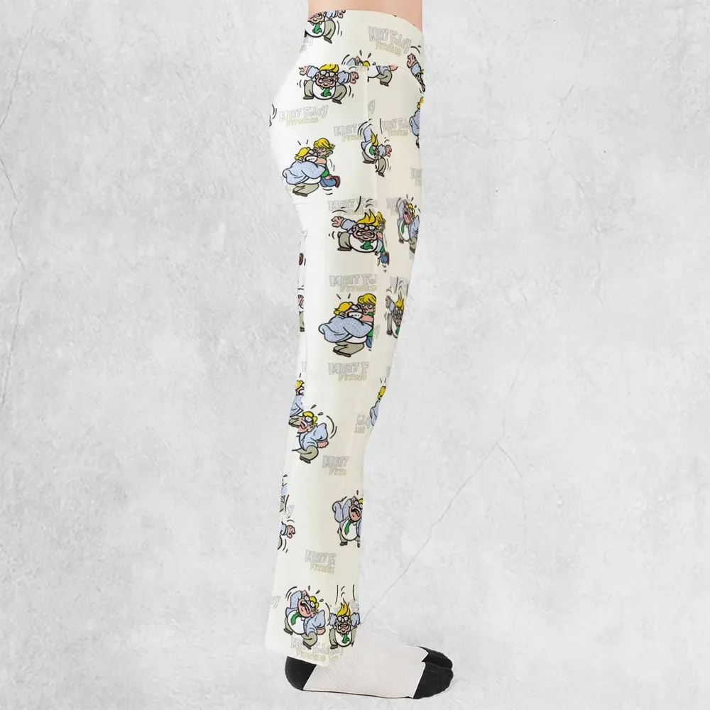 Matt Foley Fitness Exercises SNL Flare Leggings - 2