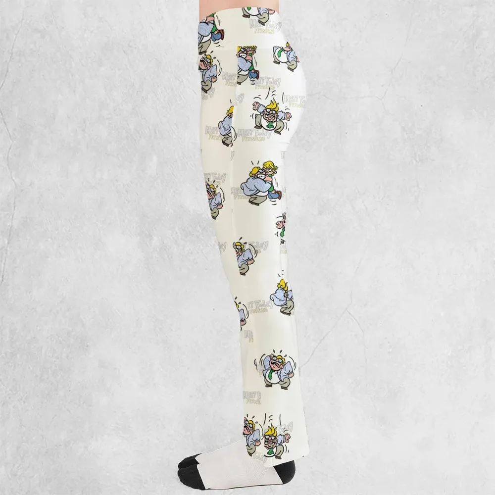 Matt Foley Fitness Exercises SNL Flare Leggings - 3