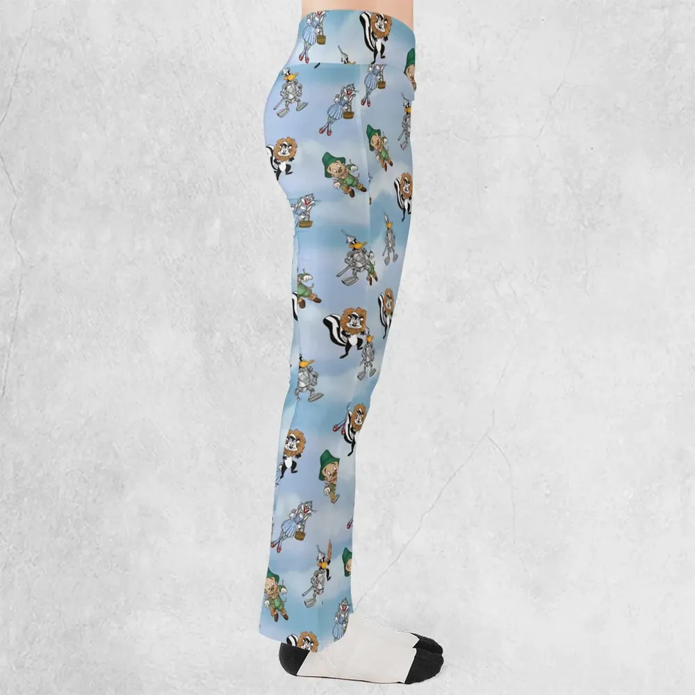 The Wizard Of Draws Looney Tunes Flare Leggings - 2
