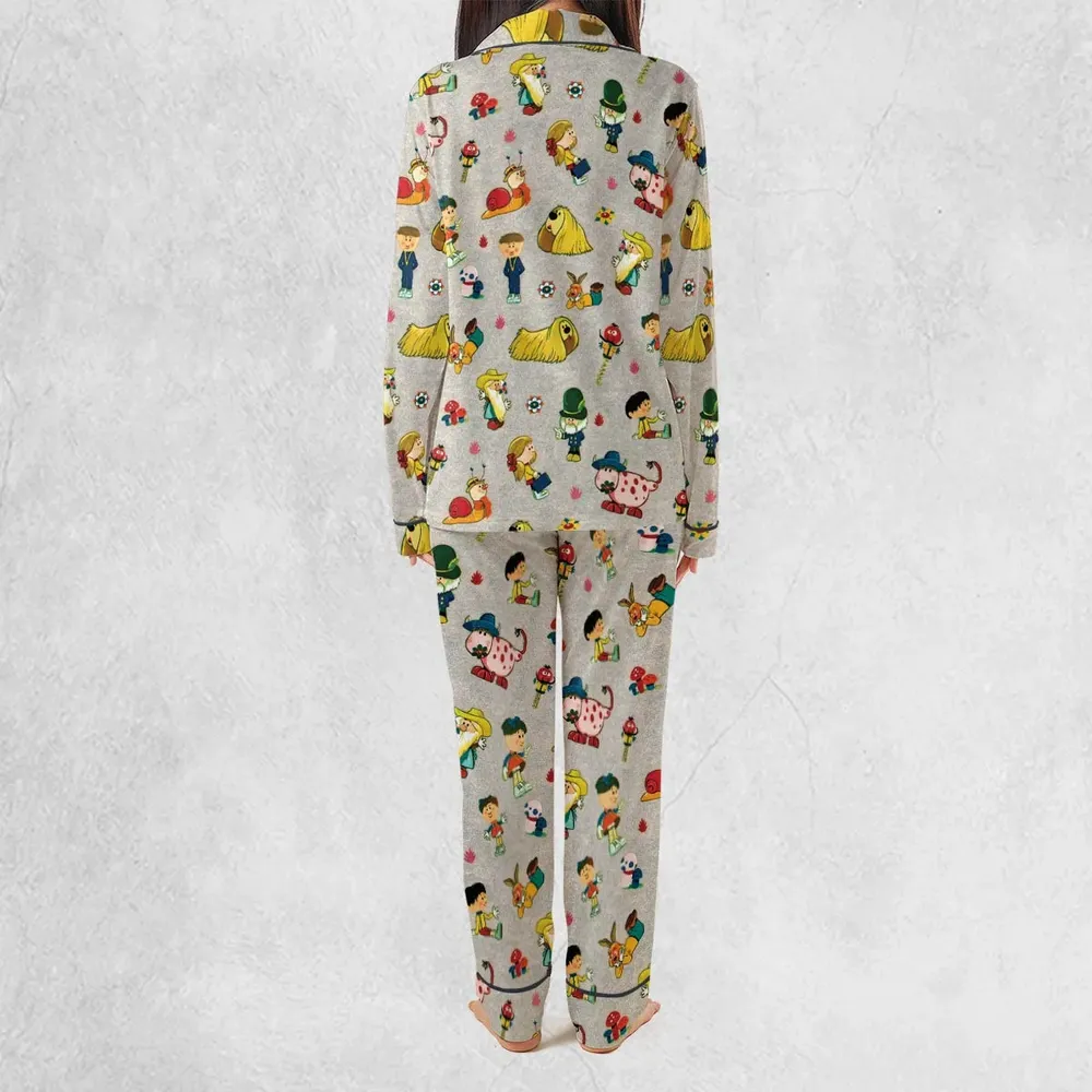 The Magic Roundabout Characters Pajamas Set - 3