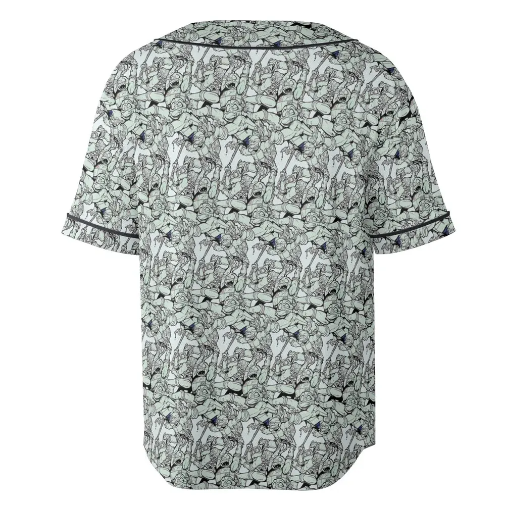 Rise of the TMNT Unisex Baseball Jersey - 4