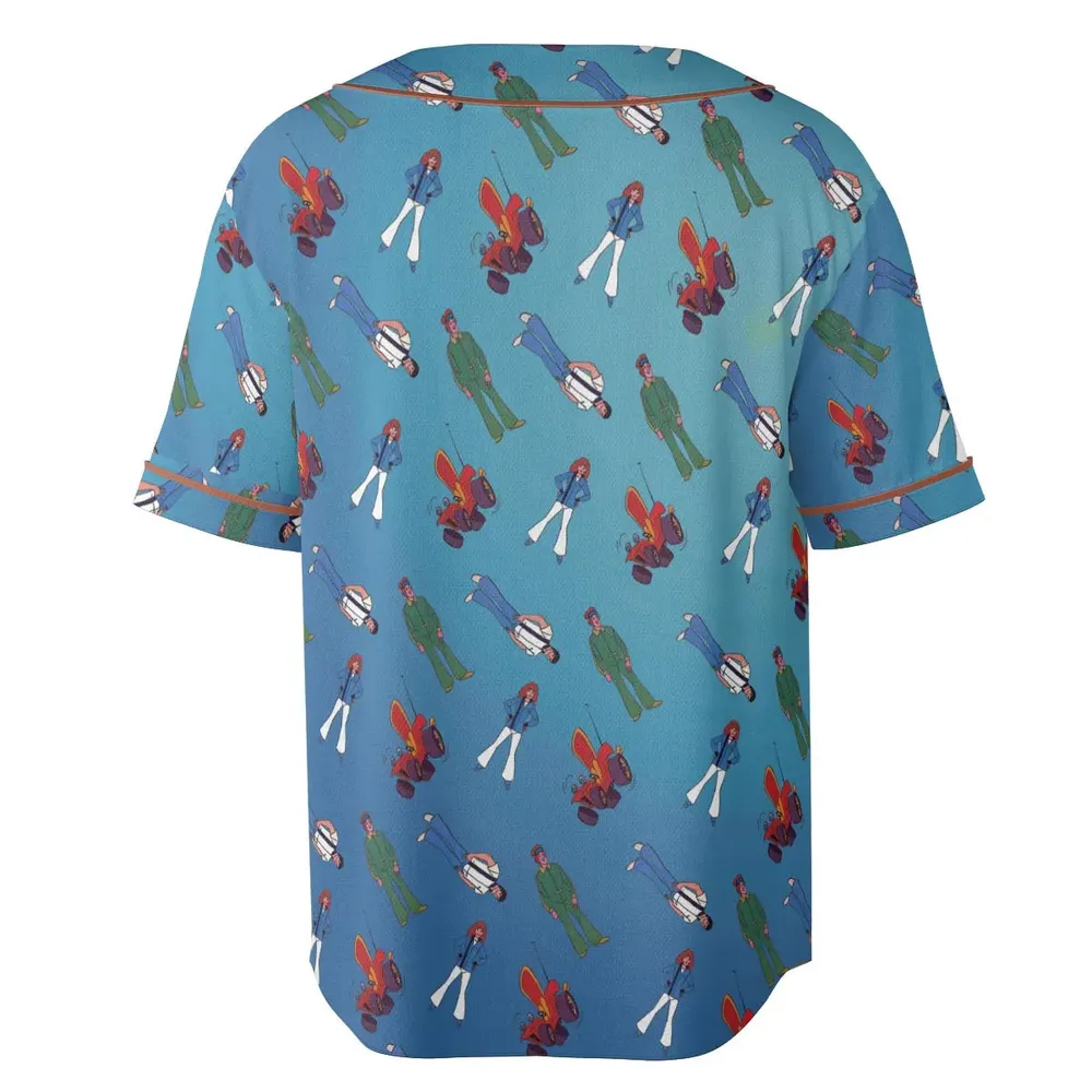 Speed Buggy Unisex Baseball Jersey - 4
