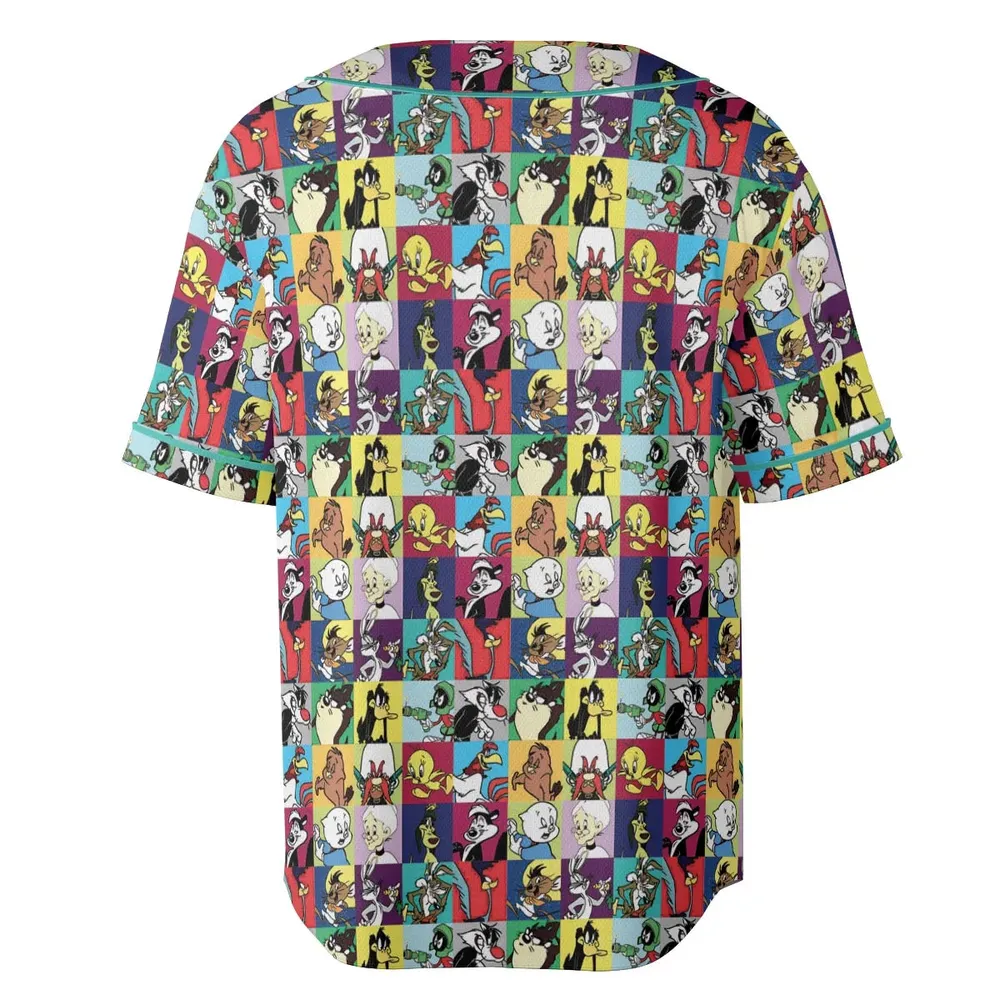 Saturday Morning Nostalgia Unisex Baseball Jersey - 4