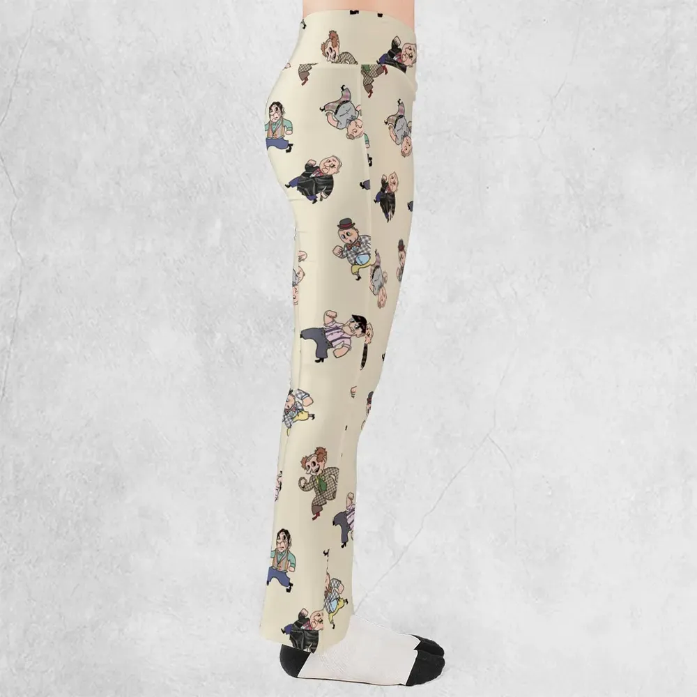 Stooges Forever The Three Stooges Flare Leggings - 2