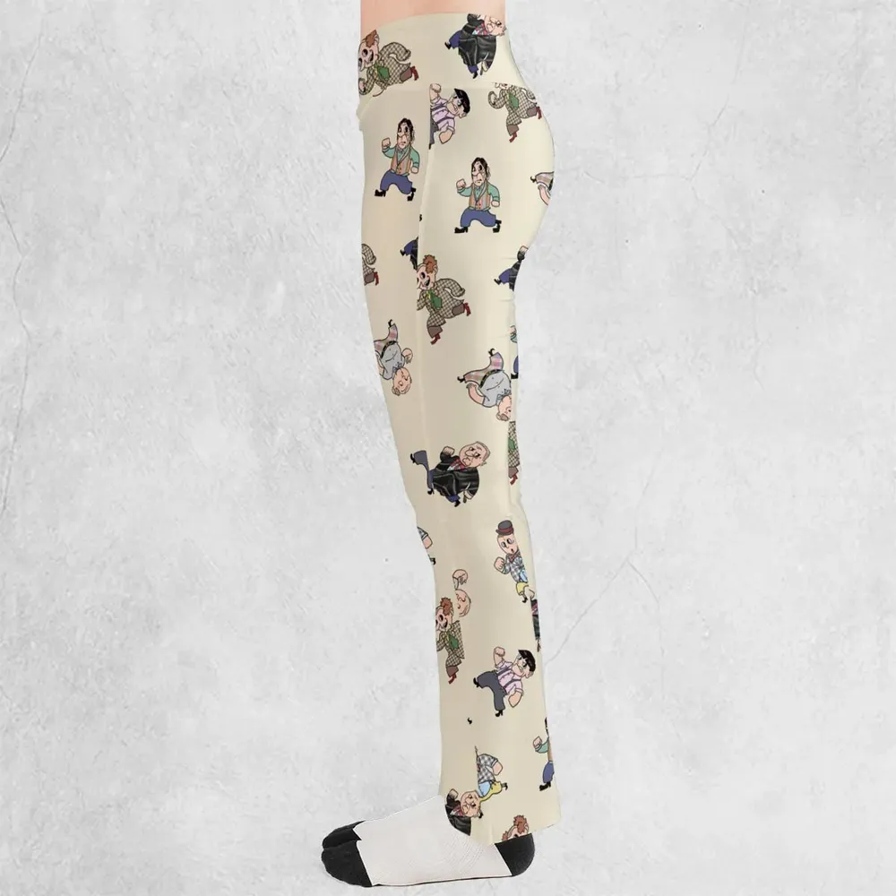 Stooges Forever The Three Stooges Flare Leggings - 3