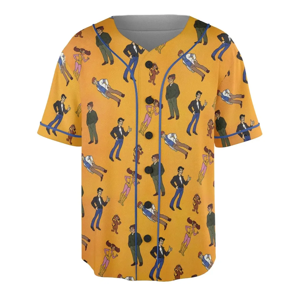 The Fonz and the Happy Days Gang Unisex Baseball Jersey - 3