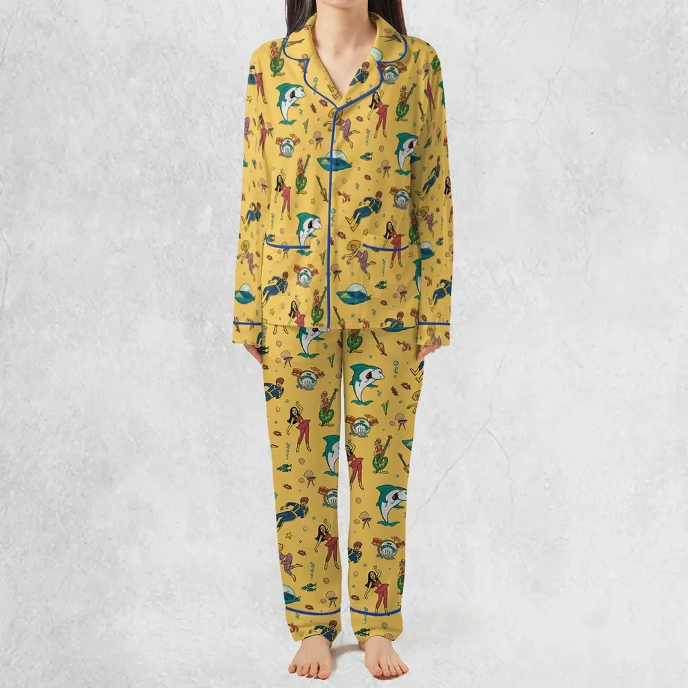 Undersea Style Jabberjaw Pajamas Set - 2