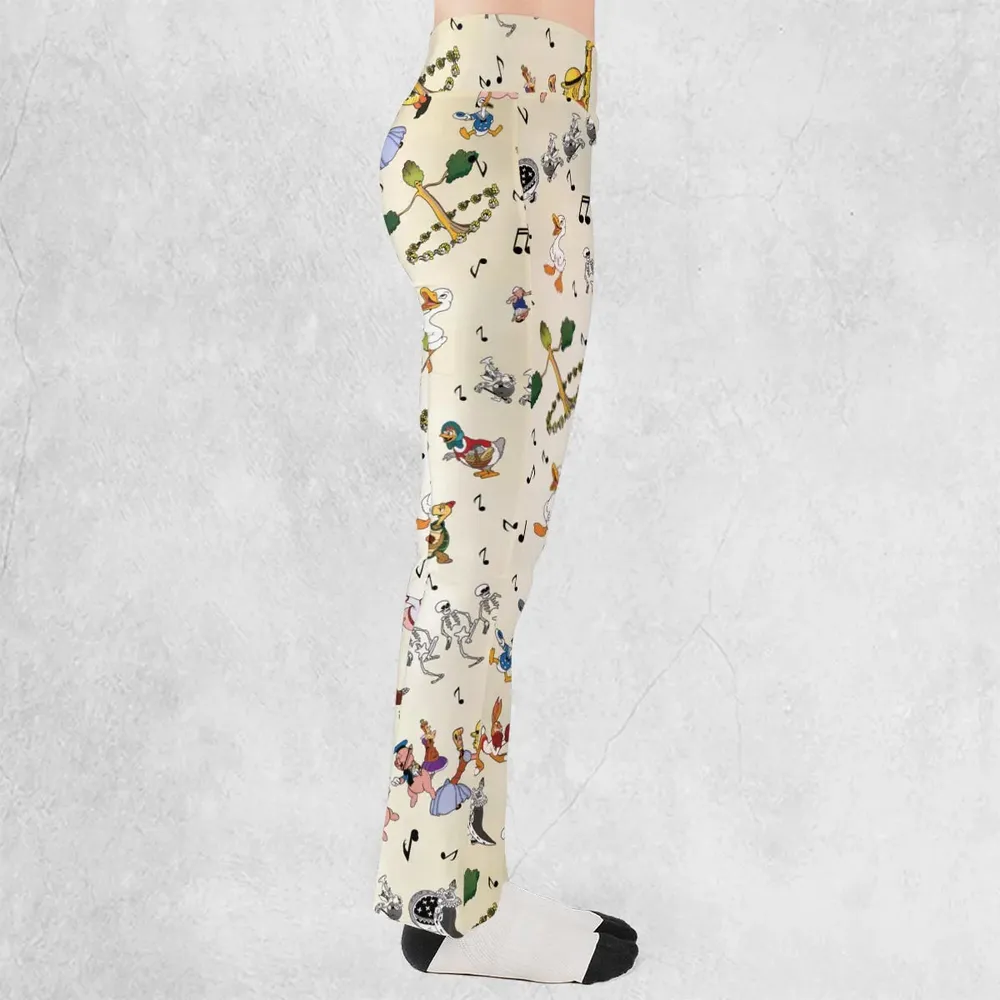 The Silly Symphony Characters Flare Leggings - 2