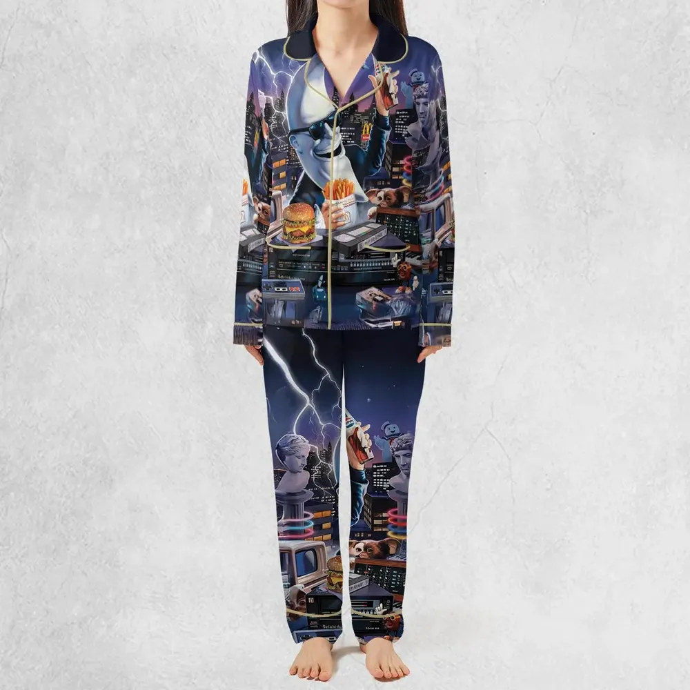 Retro Moon Mac Tonight Pajamas Set - 2