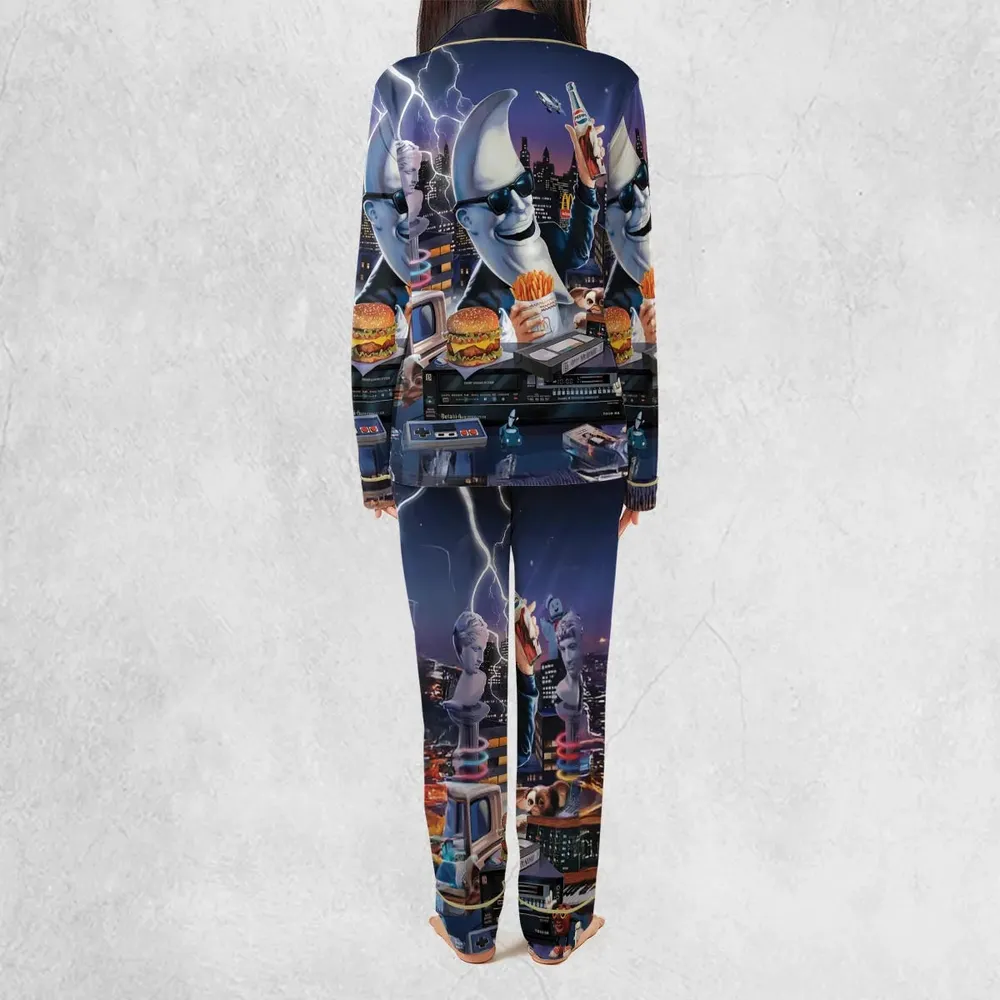 Retro Moon Mac Tonight Pajamas Set - 3