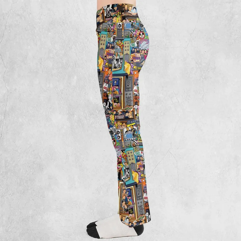Timeless Memories of TV Flare Leggings - 3