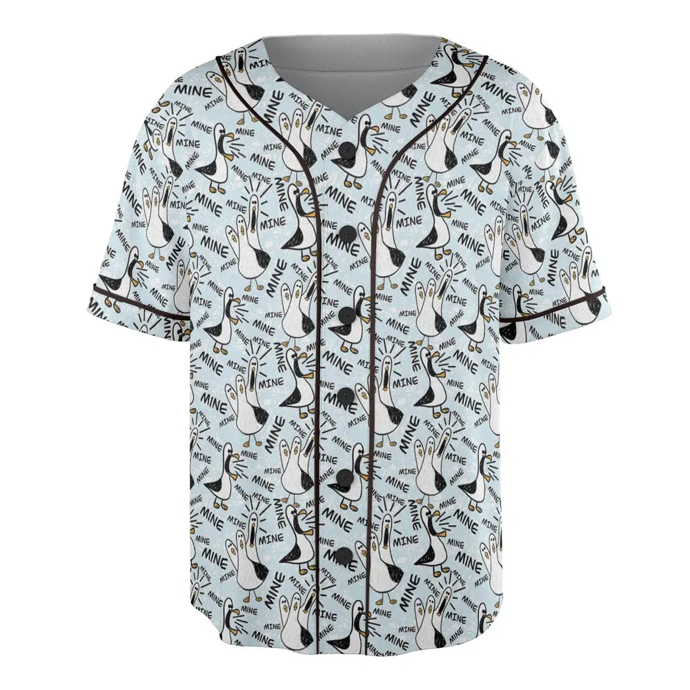 Mine Mine Mine Seagulls Unisex Baseball Jersey - 3