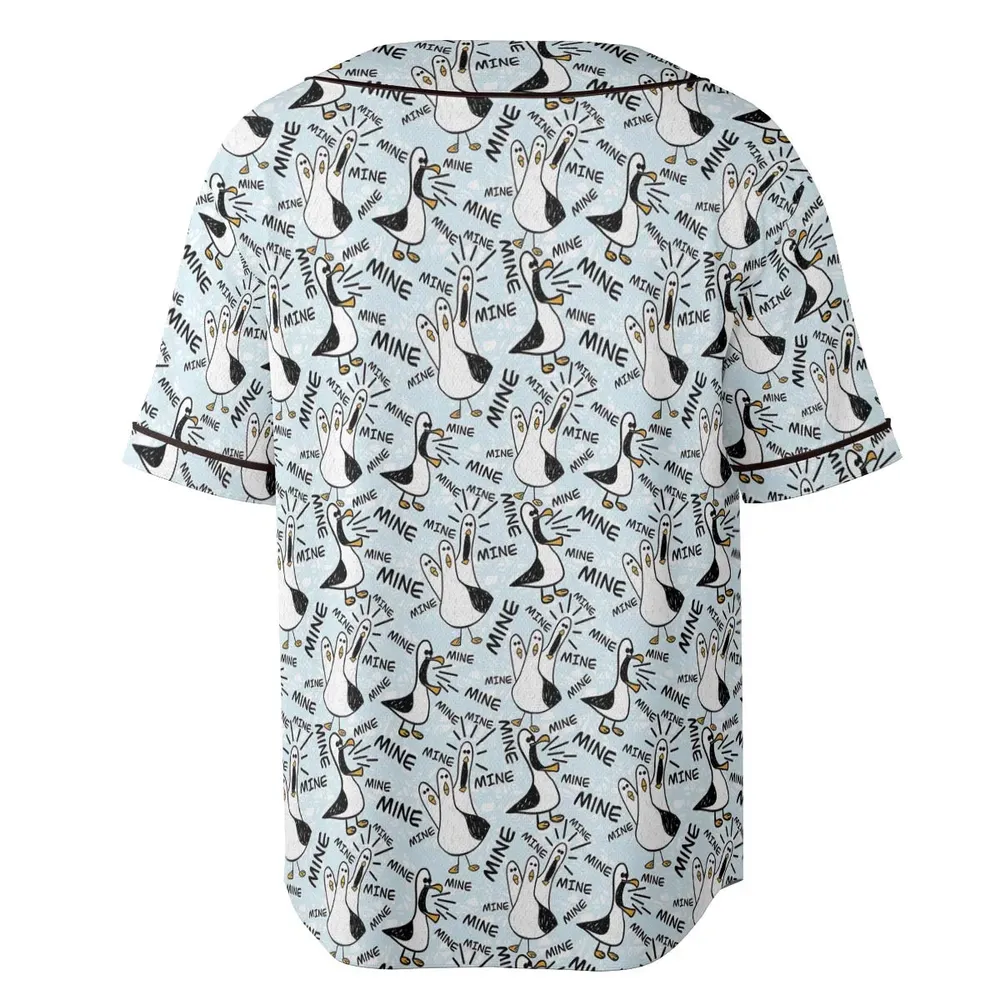 Mine Mine Mine Seagulls Unisex Baseball Jersey - 4