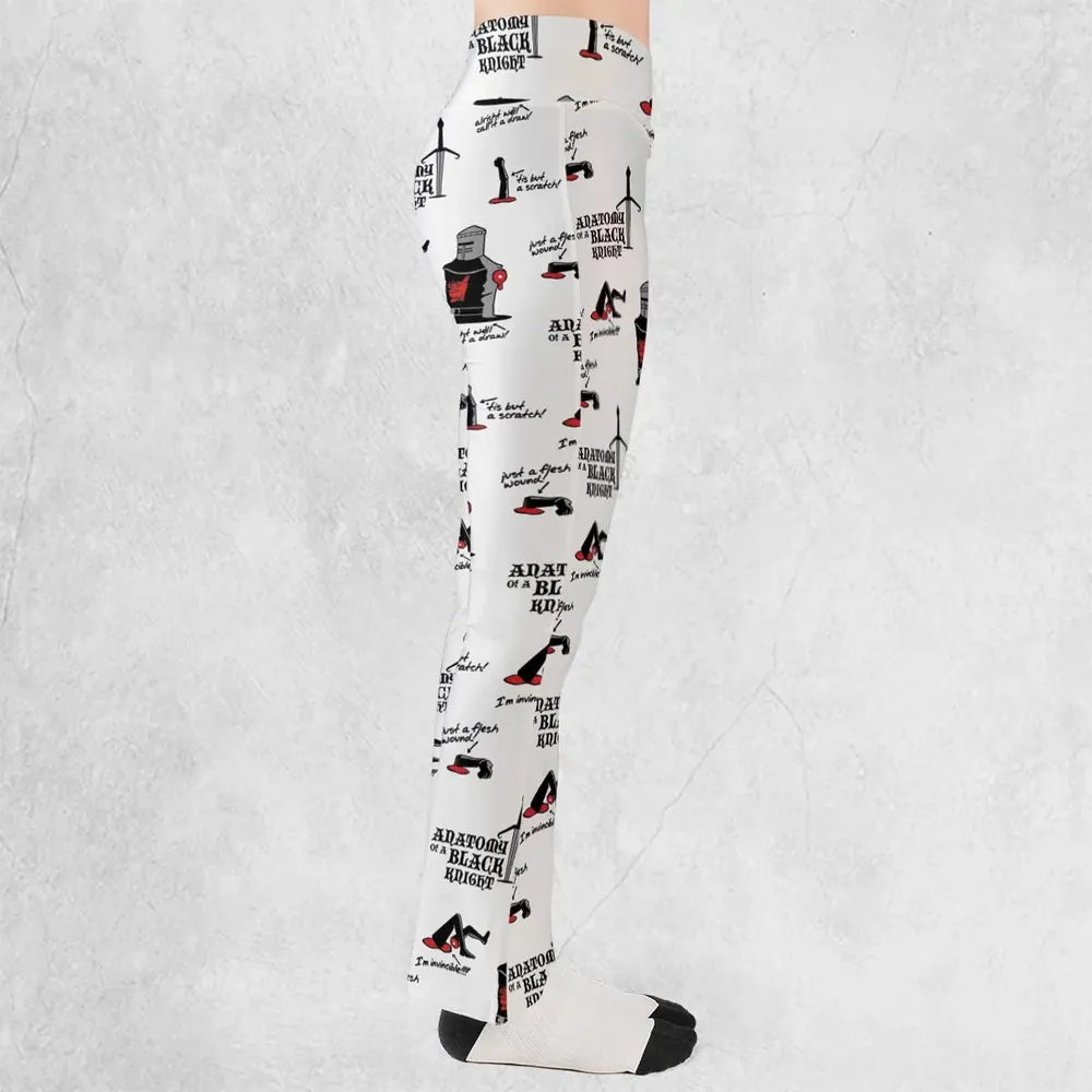 Tis but a scratch Black Knight Monty Python And The Holy Grail Flare Leggings - 2